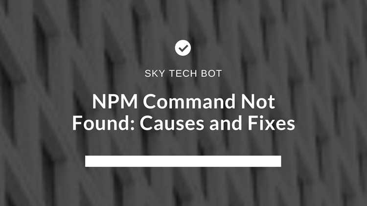 Очистка кеша npm и исправление ошибок путей