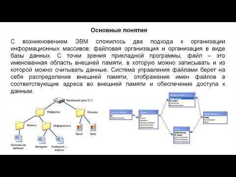 Базы данных какие бывают