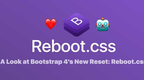 Bootstrap reboot что это Bootstrap reboot что это