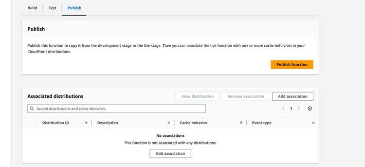 Регистрация и настройка дистрибутива в Cloudfront