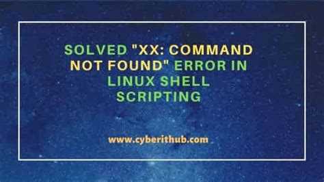 Command not found в Linux: что делать