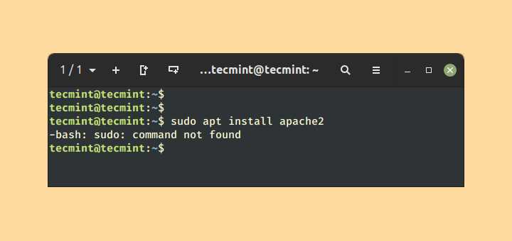 Command not found linux что делать Command not found linux что делать