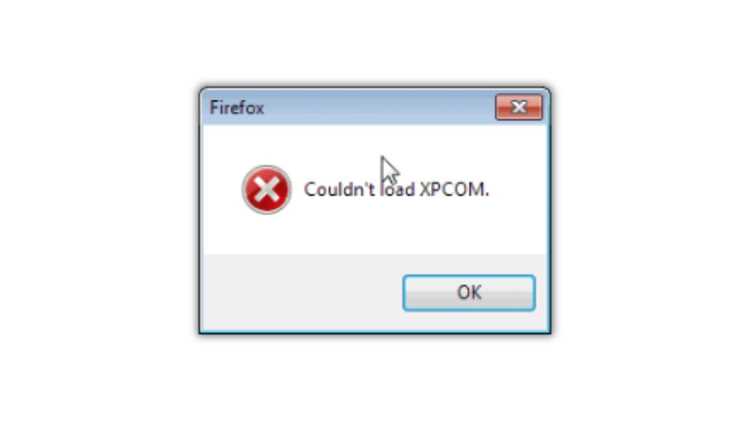 Исправление поврежденных файлов XPCOM вручную