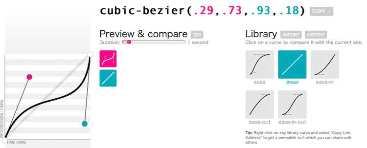 Cubic bezier что это