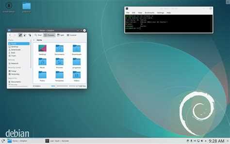 Установка и настройка desktop environment на Debian