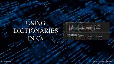 Dictionary в языке C: что это и как используется