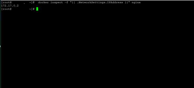 Docker как узнать ip адрес контейнера