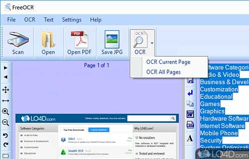 Free ocr что это за программа