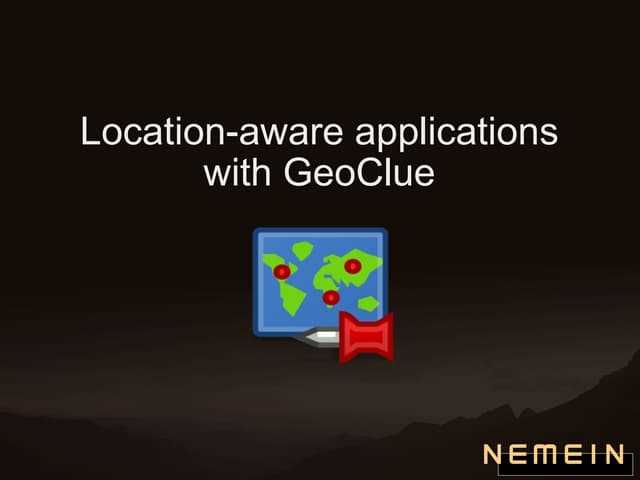 Получение координат устройства через API Geoclue