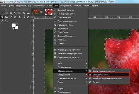 Gimp как убрать выделение Gimp как убрать выделение