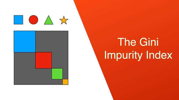 Пример расчета Gini impurity на конкретных данных
