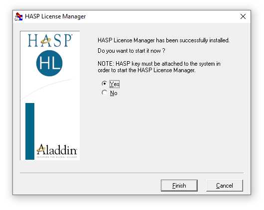 Стандартные порты Hasp License Manager по умолчанию