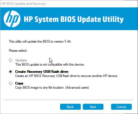Установка и обновление драйвера через HP Support и Windows Update