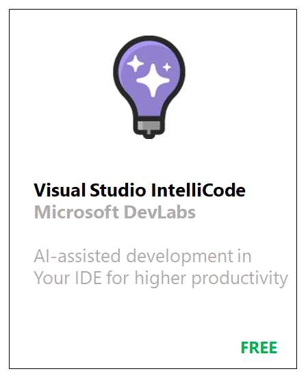 Intellicode visual studio что это Intellicode visual studio что это