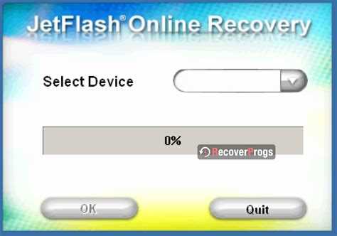 В каких случаях требуется восстановление через JetFlash Recovery Tool