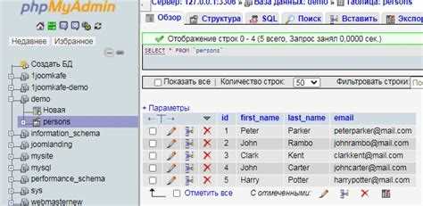 Добавление данных с помощью MySQL Workbench или других GUI