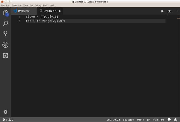 Установка расширения Python от Microsoft