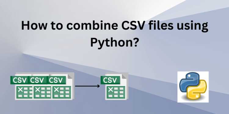 Объединение файлов построчно при помощи стандартного модуля csv