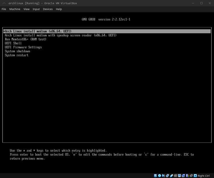 Как обновить grub archlinux