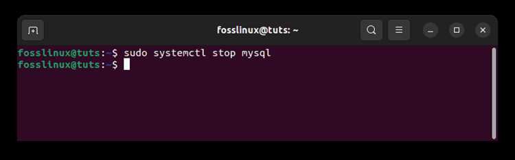 Проверка состояния MySQL перед остановкой