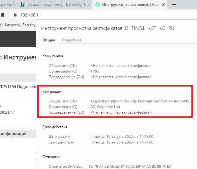 Настройка пропуска проверки сертификата в cURL