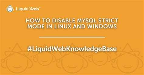 Изменение конфигурации my.cnf для отключения strict mode