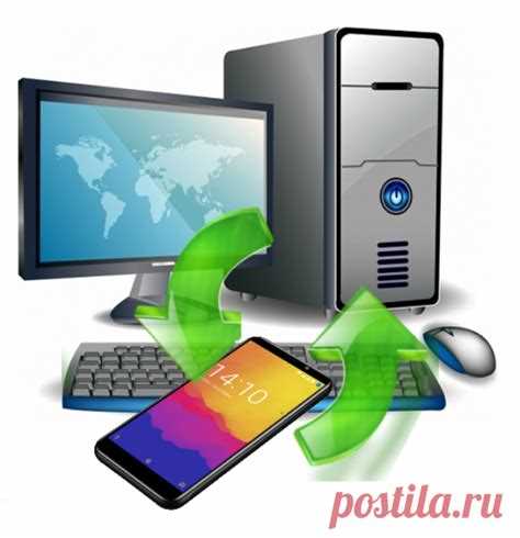 Использование USB-кабеля для прямой передачи файлов