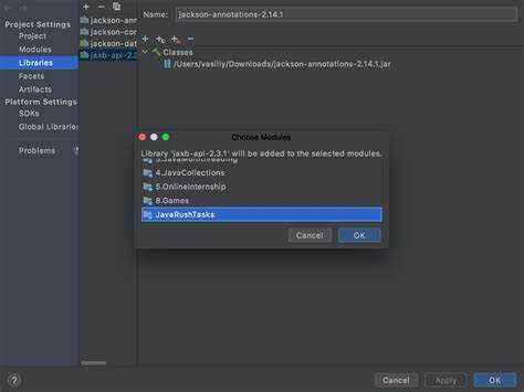Настройка зависимостей через Maven или Gradle