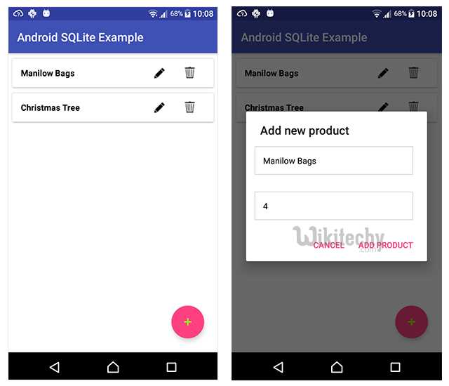 Создание класса SQLiteOpenHelper для локальной базы данных