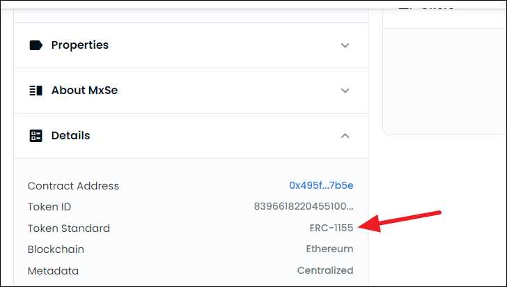 Проверка NFT в кошельке MetaMask после завершения транзакции