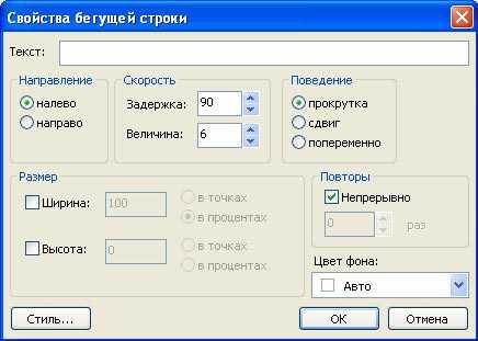 Интеграция бегущей строки в адаптивный дизайн