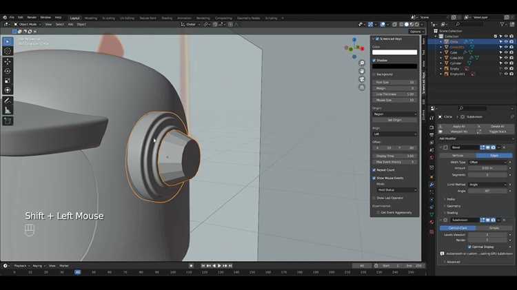 Как скопировать модификатор в blender