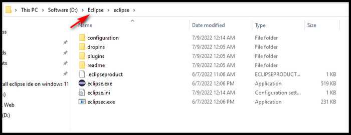 Проверка установленных компонентов Eclipse и связанных плагинов