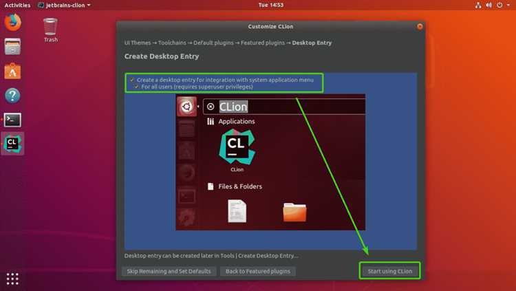Как установить clion на ubuntu