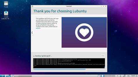 Разметка диска под Lubuntu: выбор схемы и действий