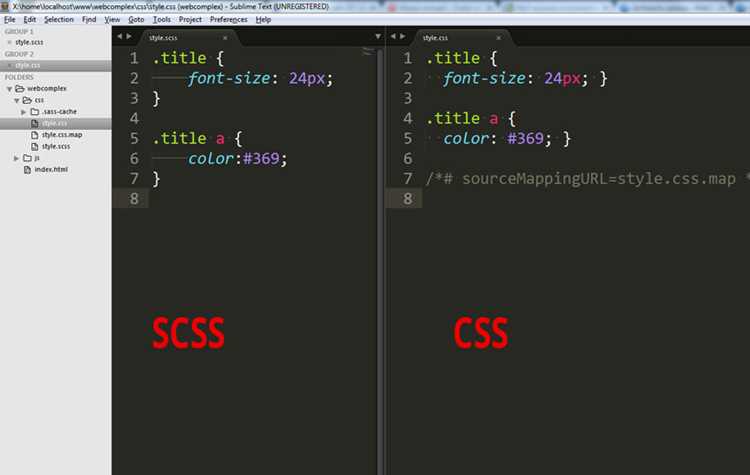 Установка node-sass для работы с SCSS