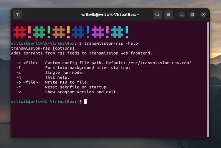 Как установить transmission на linux