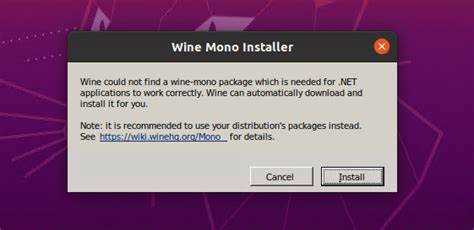 Как установить wine mono