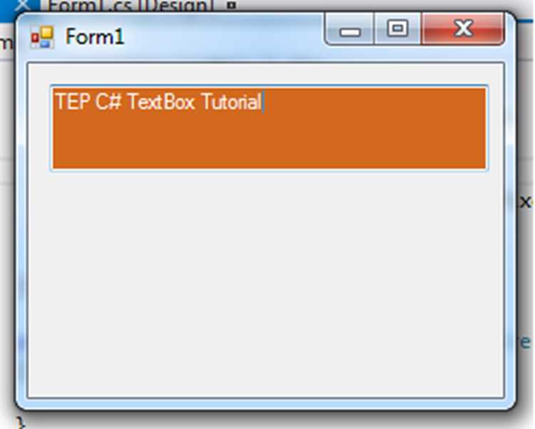 Изменение размеров TextBox через свойства Width и Height
