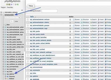 Применение утилит для обхода ограничений phpMyAdmin