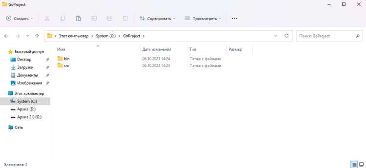 Проверка установки Go на компьютере