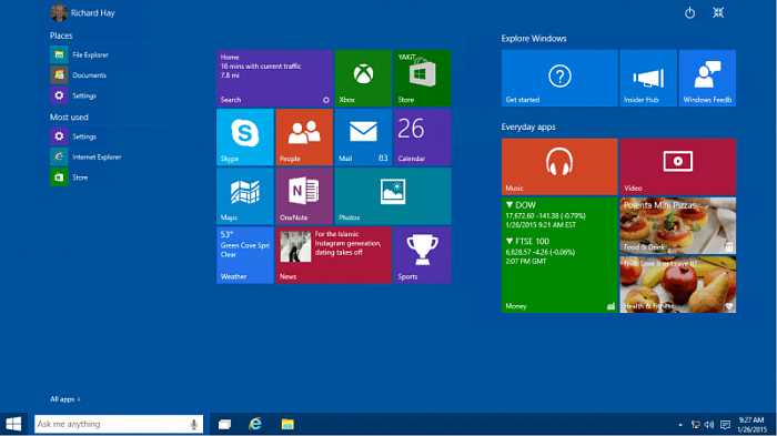 Сравнение функций последней версии Windows с предыдущими релизами