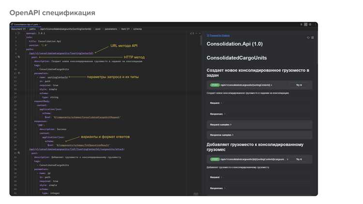 Типы доступных API и их назначение