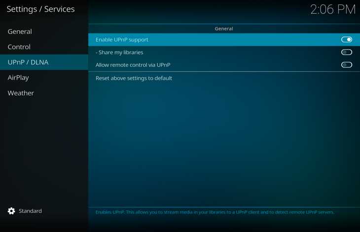 Обновление и поддержка Kodi для стабильной работы DLNA
