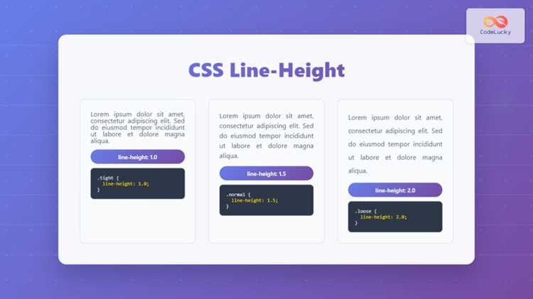 Ошибки при слишком большом или маленьком line-height