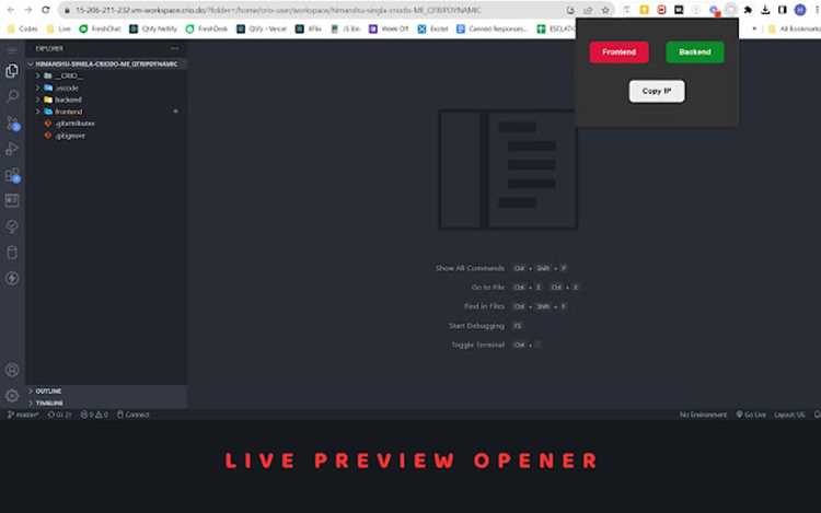 Настройка поддержки Live Preview для CSS и препроцессоров