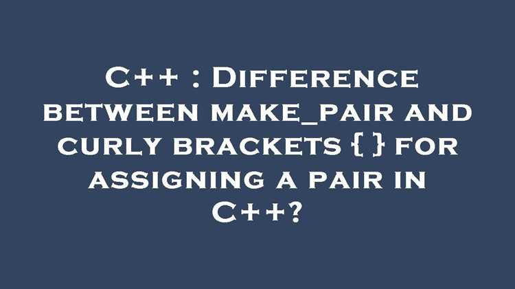 Make pair c что это Make pair c что это