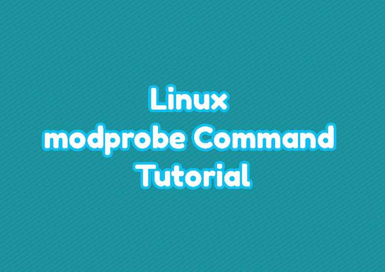 Modprobe linux что это Modprobe linux что это