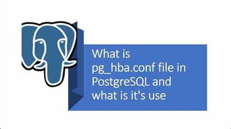 Как определить путь к pg_hba.conf через команду psql