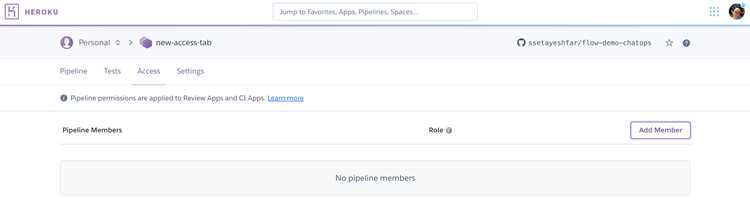 Как создать Pipeline в Heroku для проекта